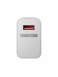 Зарядное устройство для телефона, Быстрая зарядка 18Вт адаптер USB Орбита OT-APU65